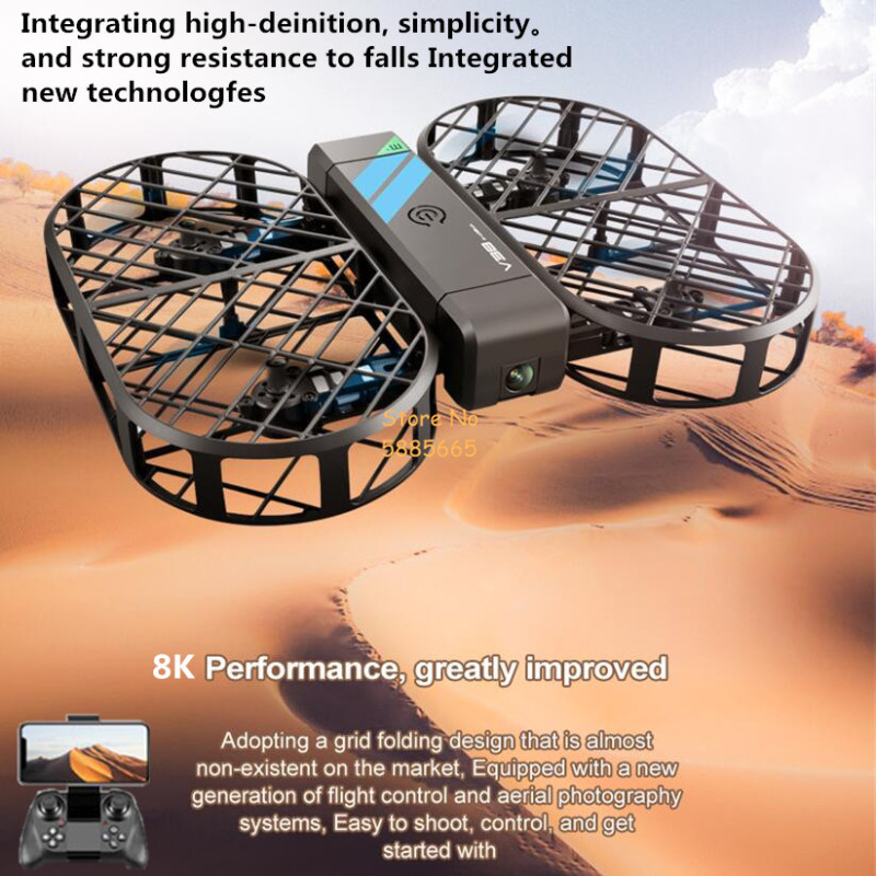 Rc Helicopter Case - 8K HD Kamera 360° ° Koruma