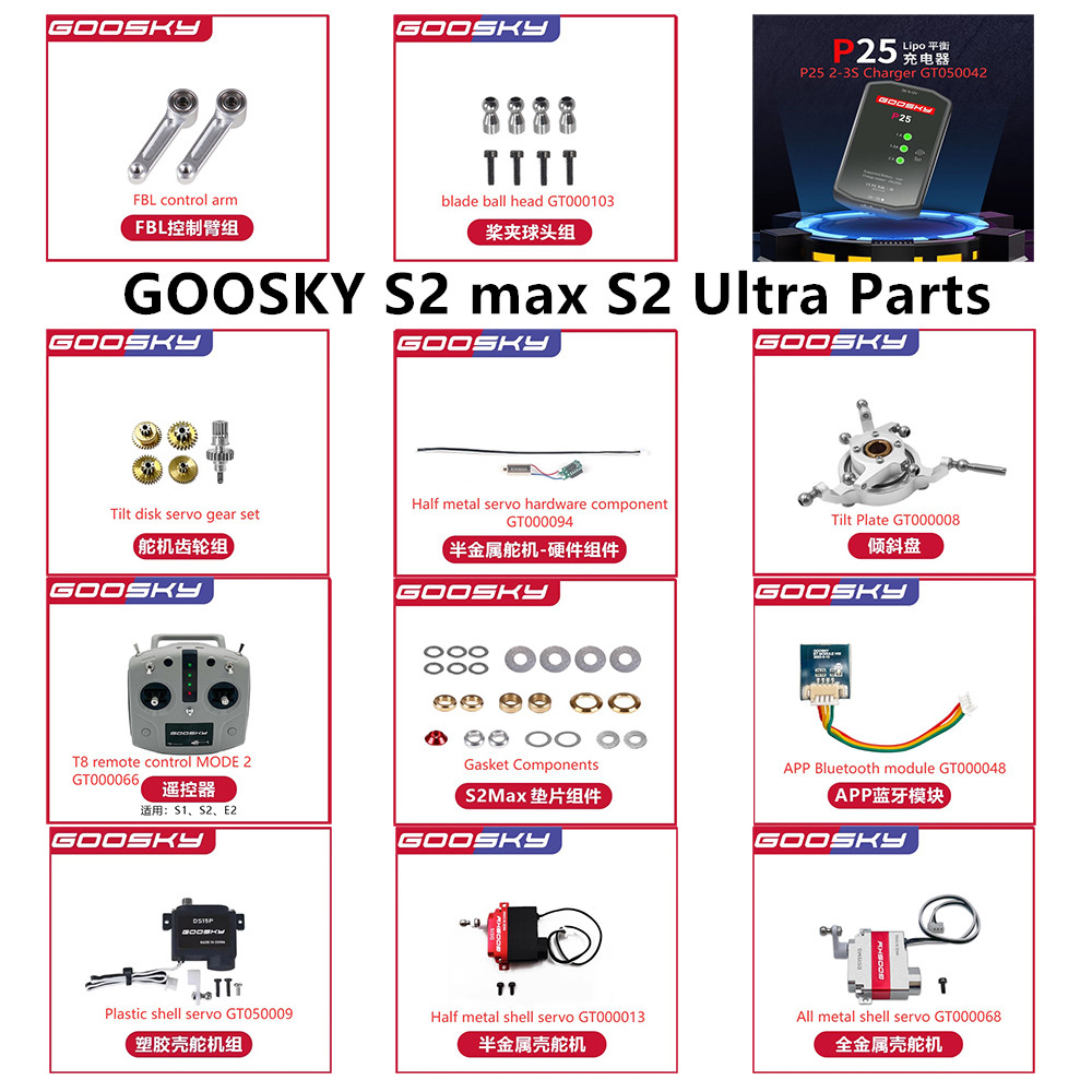 GOOSKY S2 max S2 Ultra RC Heli - Rc Helicopter Coaxial incelemesi ve fiyatı